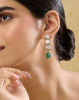 Aeshah Kundan Polki Studs