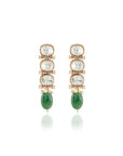 Aeshah Kundan Polki Studs