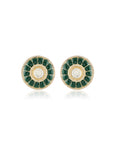 Gota Kundan Polki Studs