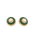 Gota Kundan Polki Studs