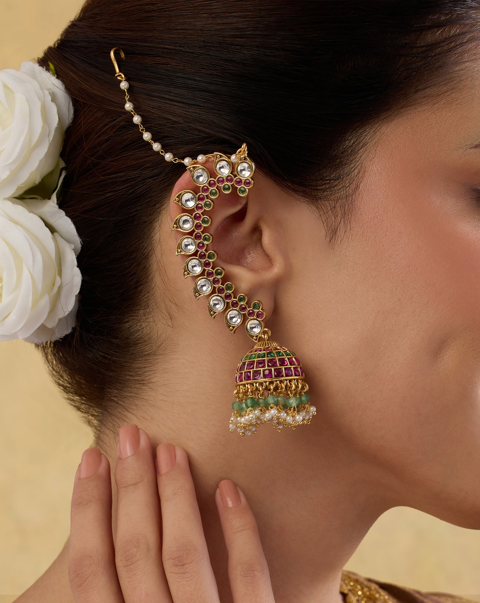 Suha Temple Ear Cuffs