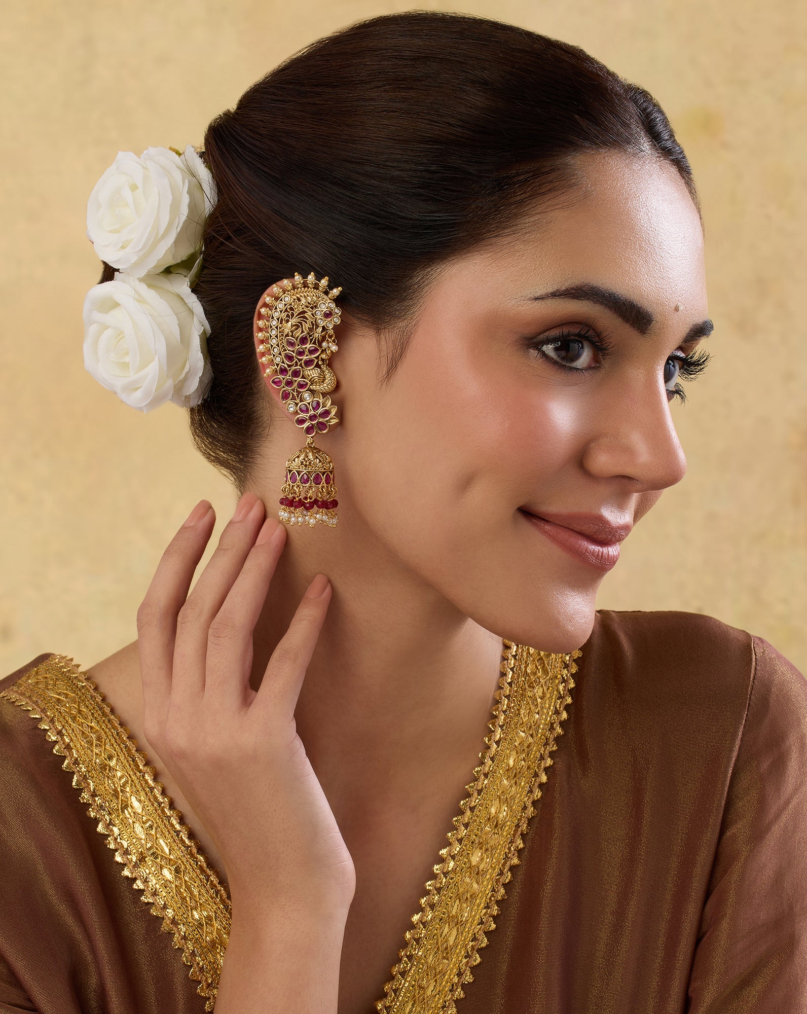 Shipra Temple Ear Cuffs