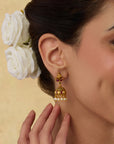 Ajrakh Temple Jhumkas