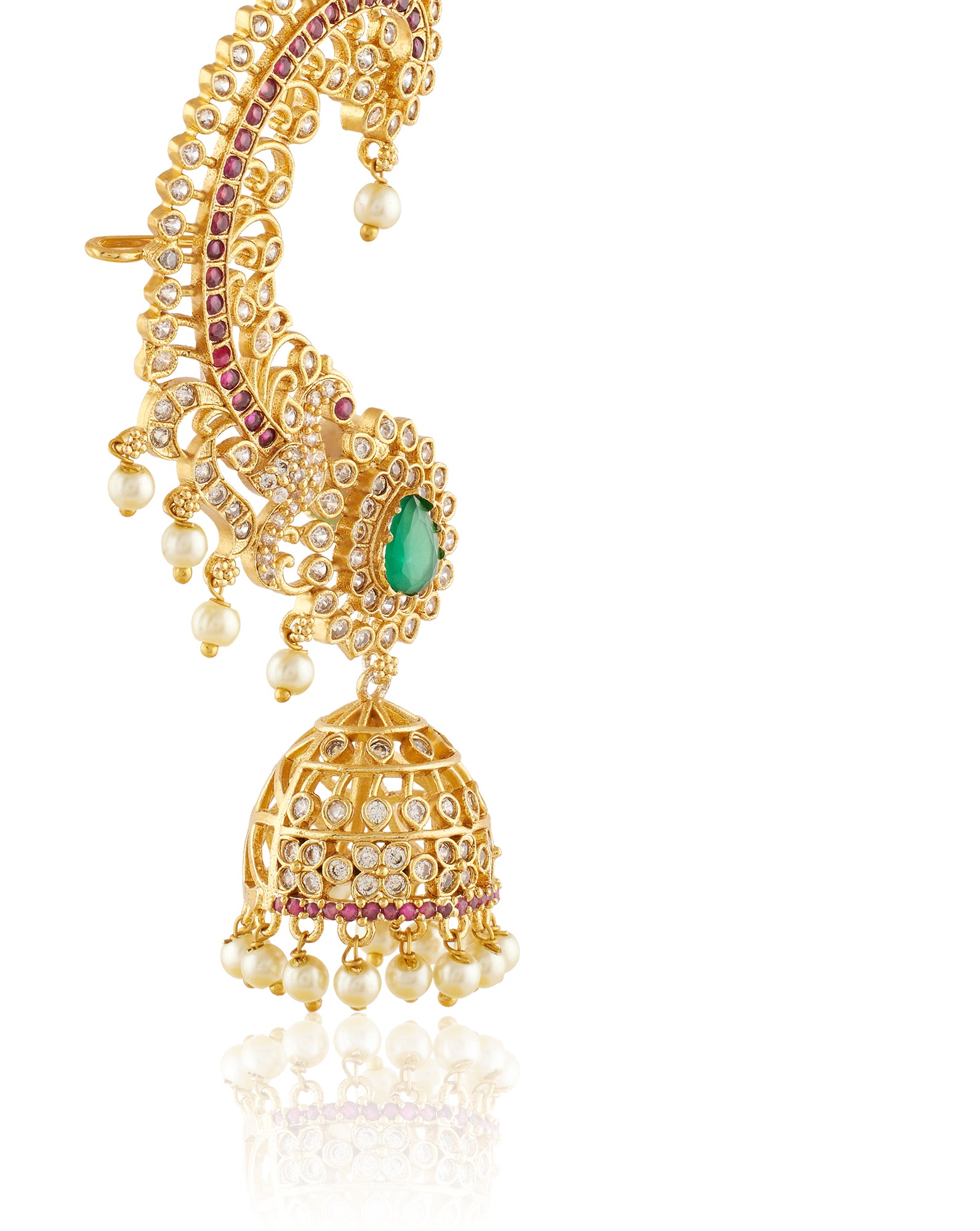 Mor Jhumka Ear Cuffs