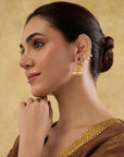 Mor Pink Jhumka Ear Cuffs