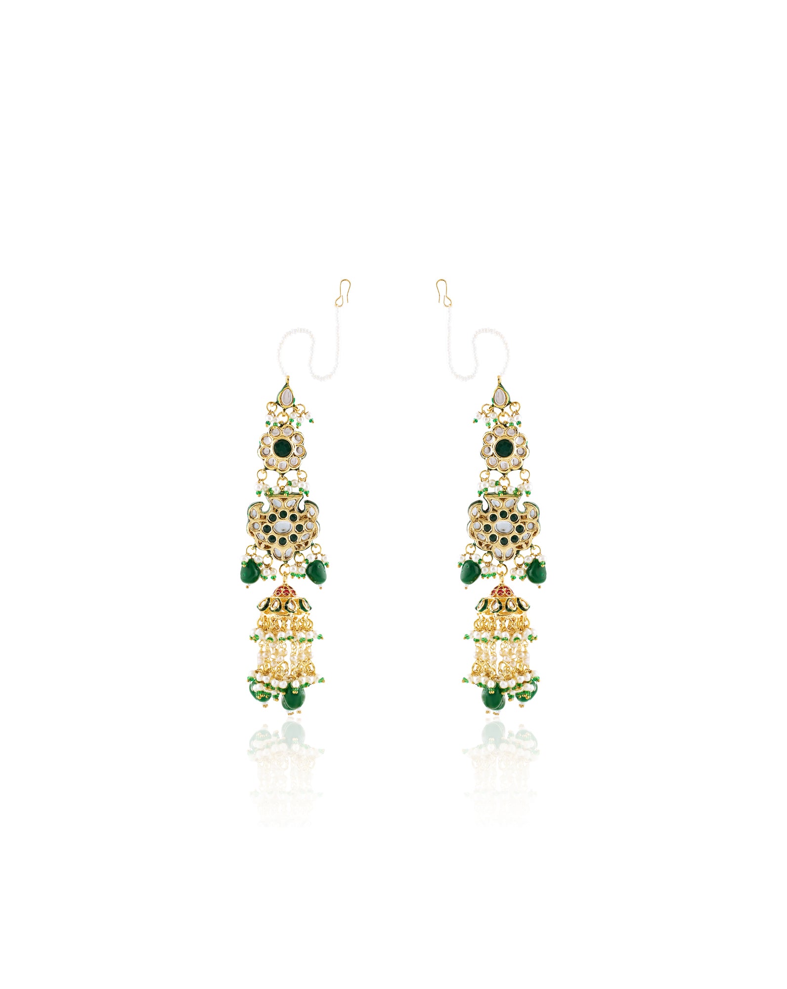 Gulbad Kundan Jhumkas