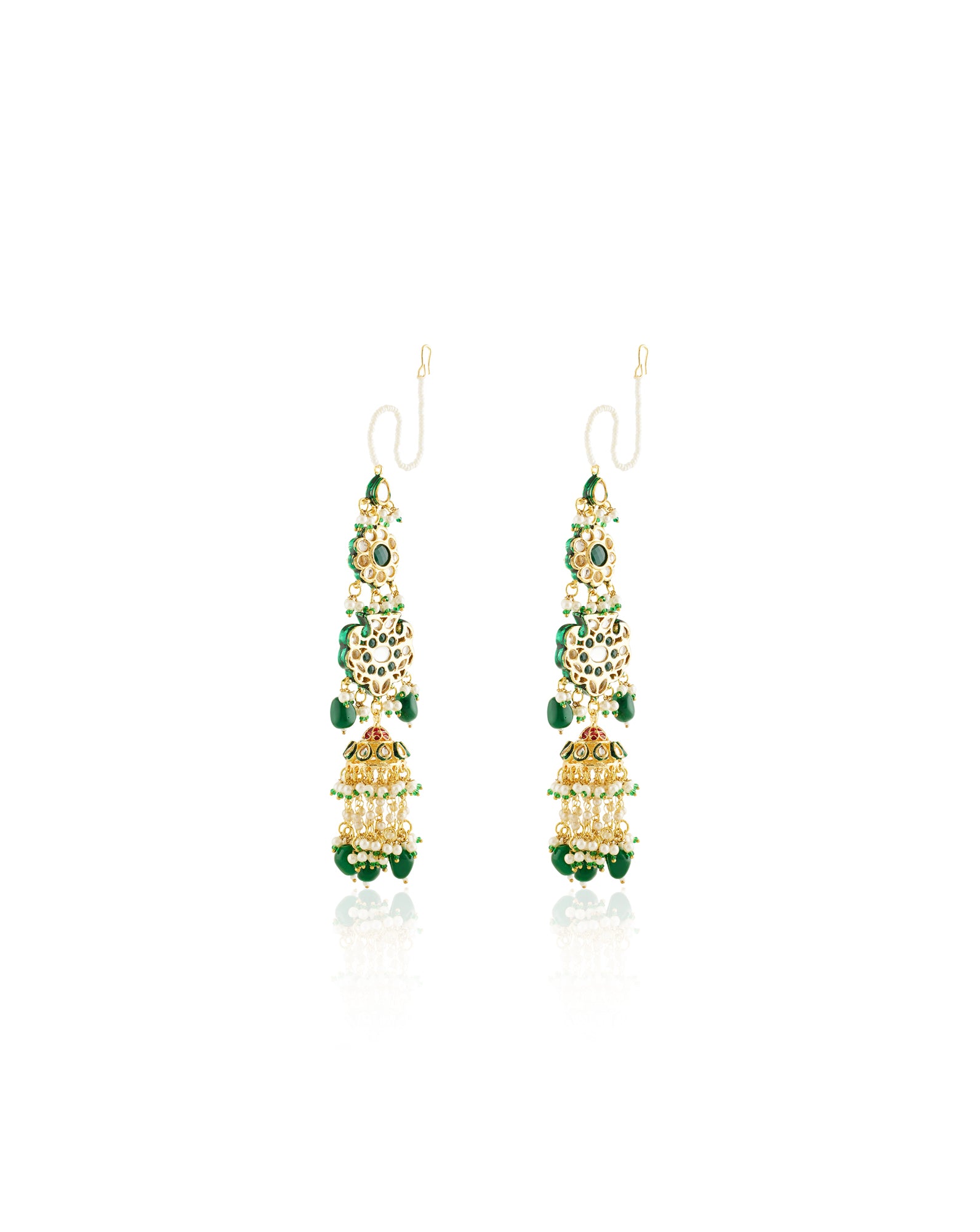 Gulbad Kundan Jhumkas