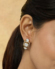 Kundan Gold Essential Stud Earrings