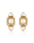 Kundan Gold Essential Stud Earrings