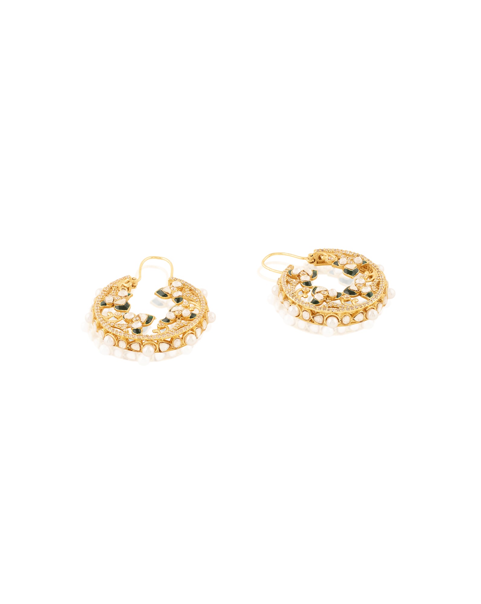 Ishvya Kundan Hoops