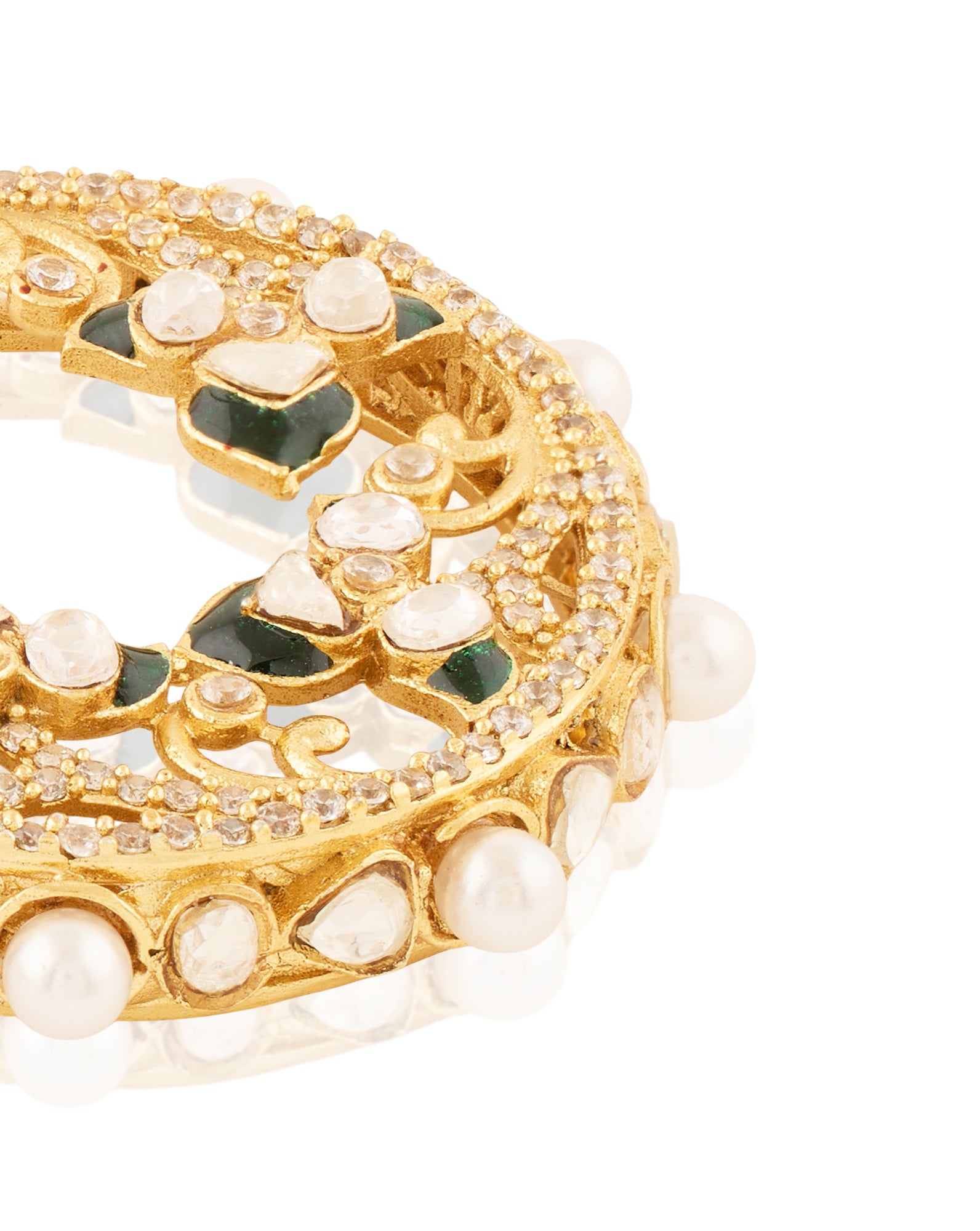 Ishvya Kundan Hoops
