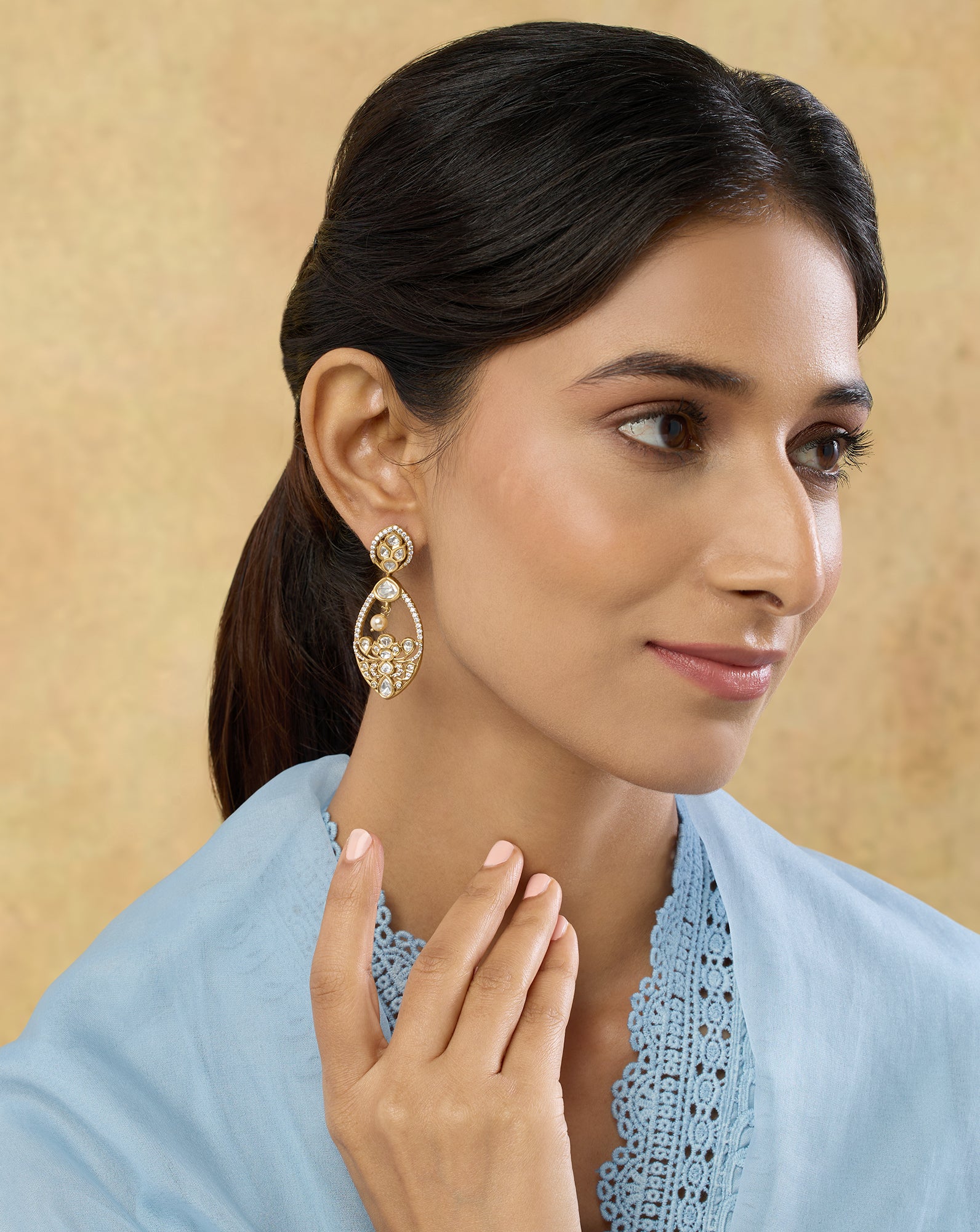 Orziva Kundan Danglers