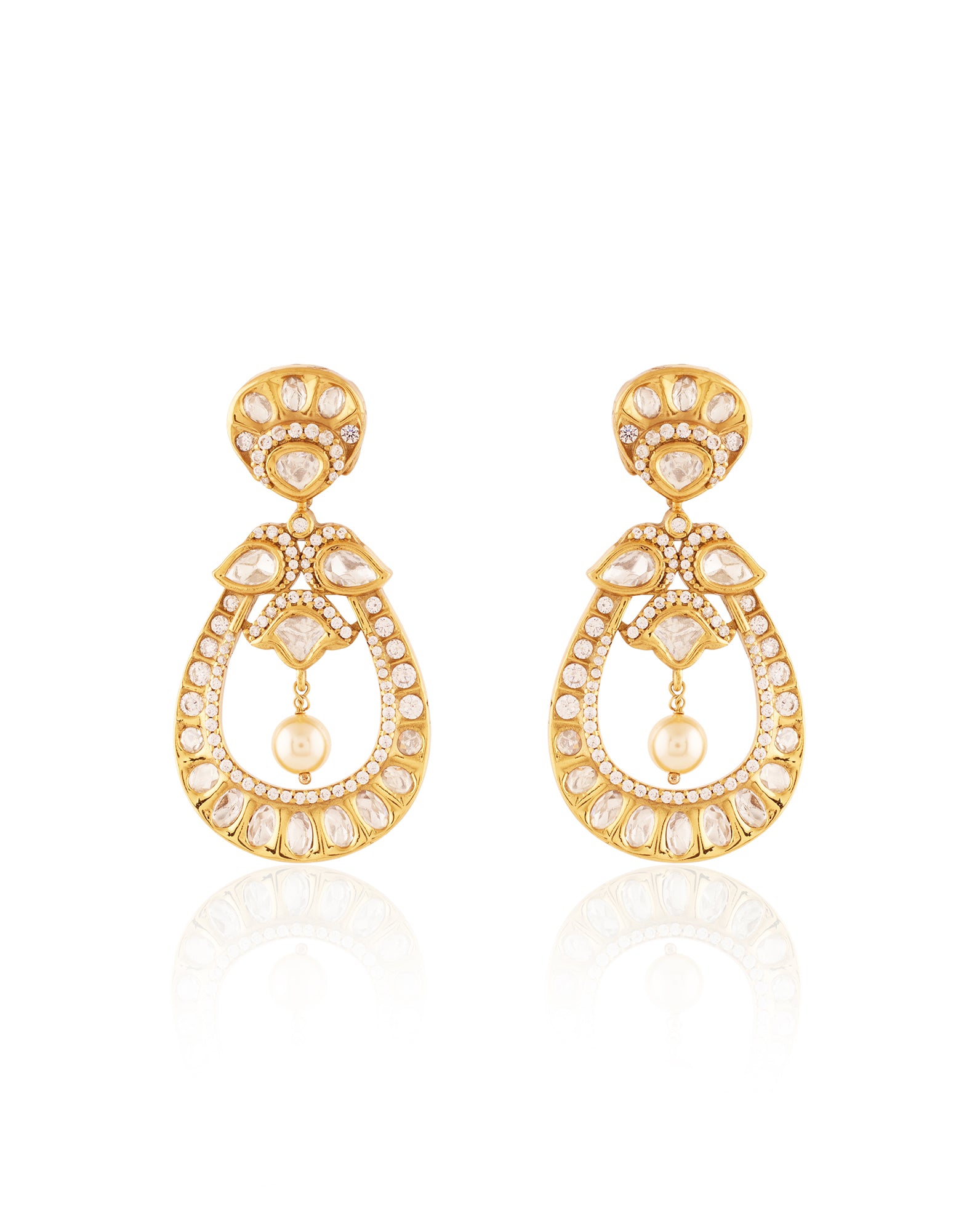 Mirvara Kundan Danglers