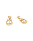 Pearl Drop Kundan Gold Dangler Earrings