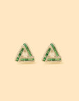 Hemira Green Zircon Studs