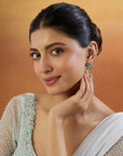Hemira Green Zircon Studs