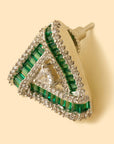 Hemira Green Zircon Studs