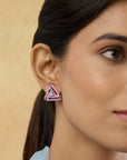 Hemira Pink Zircon Studs