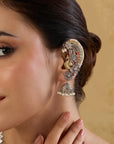 Hansa Oxidised Ear Cuffs