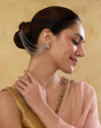 Kusha Oxidised Ear Chain