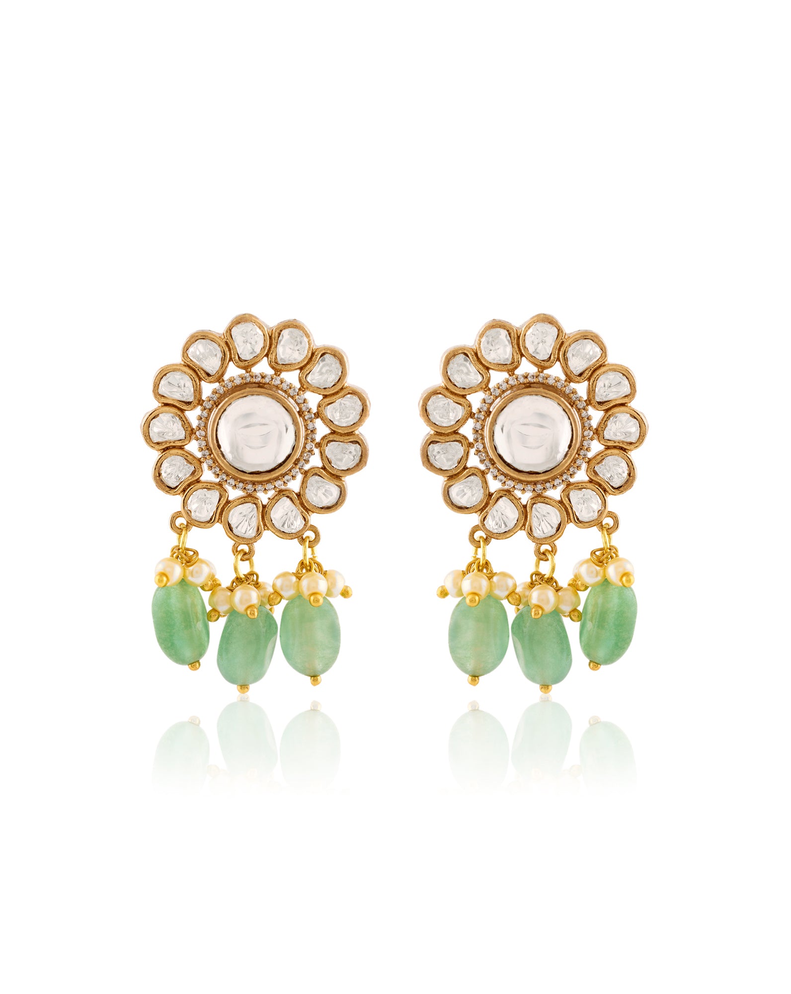 Tamarina Kundan Polki Studs
