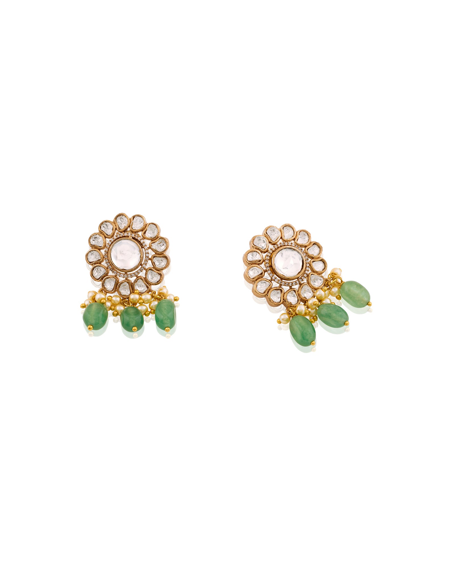 Tamarina Kundan Polki Studs