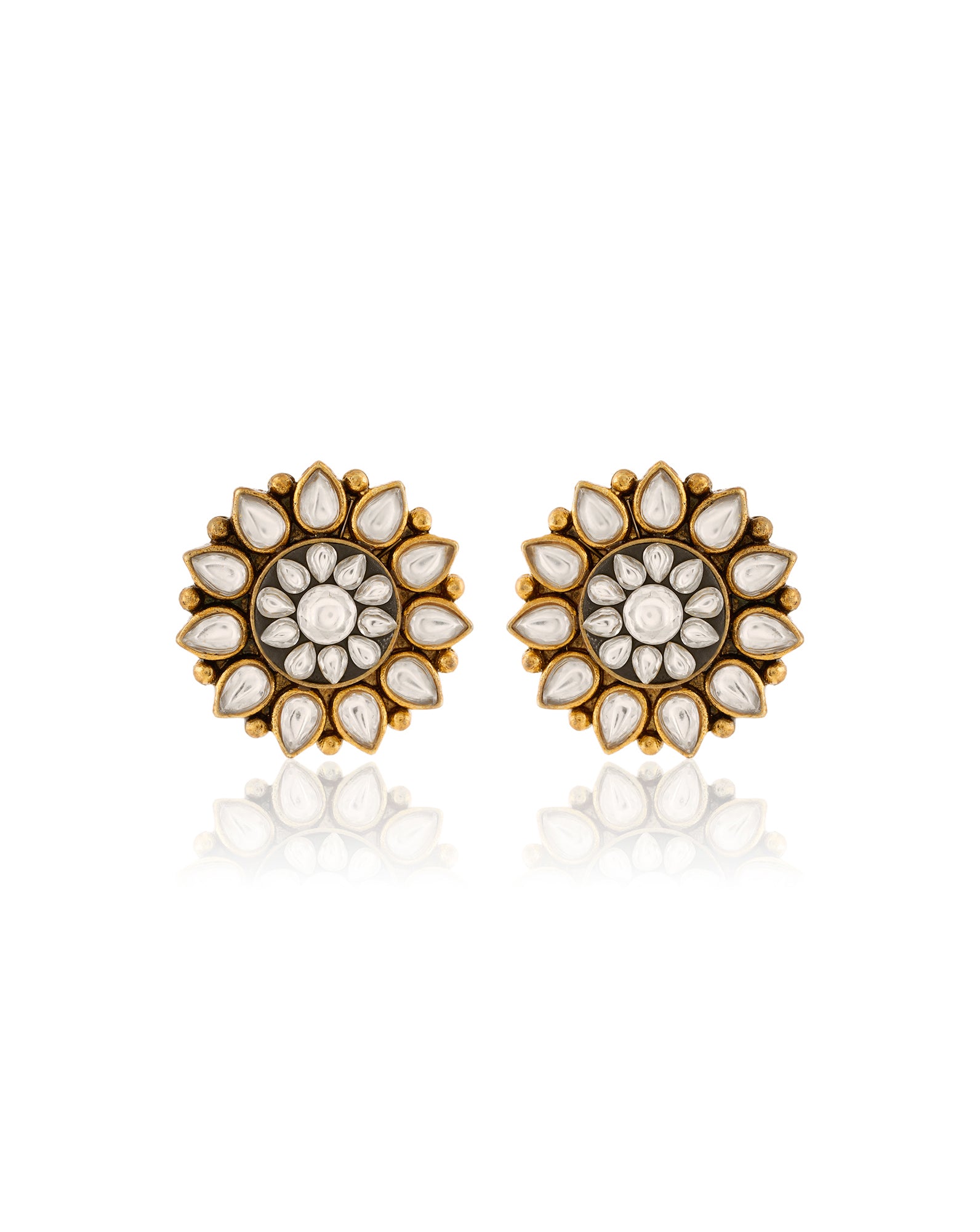 Jamira Kundan Polki Studs