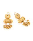 Kundan Polki Gold Ghoongroo Dangler Earrings