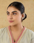 Mehvya Oxidised Silver Earrings