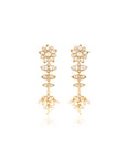 Kamalini Kundan Gold Earrings