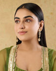 Kamalini Kundan Gold Earrings