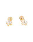 Sayoniya Zircon Stud Earrings