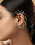 Mayira Oxidised Silver Ear Cuff