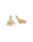 Rishaya Kundan Polki Dangler Earrings