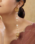 Navinae Kundan Polki Dangler Earrings