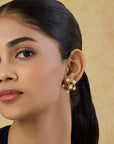 Zianira Kundan Polki Stud Earrings