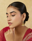 Patra Jadau Jhumki Earrings