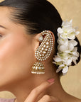 Piyara Kundan Polki Ear Cuffs