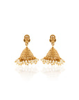 Aarvya Temple Jhumkas