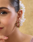Kruteeka Kundan Polki Hoops