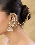Meervra Kundan Polki Ear Cuffs
