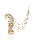 Meervra Kundan Polki Ear Cuffs