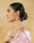 Temple Gold Ear Chains