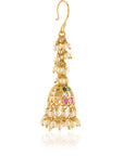 Temple Pearl Gold Jhumkas