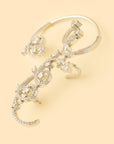 Zircon Spiral Ear Cuff