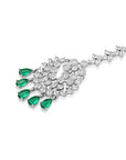 Emerald Zirconia Maangtikka