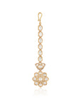 Small Kundan Gold Maangtikka
