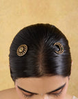 Chaand Sooraj Hair Brooch