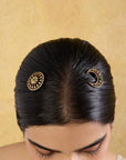 Chaand Sooraj Hair Brooch