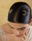 Chaand Sooraj Hair Brooch